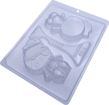 Forma De Chocolate - Forma De Chocolate Especial 3 Partes- Pirate Boy - BWB10209
